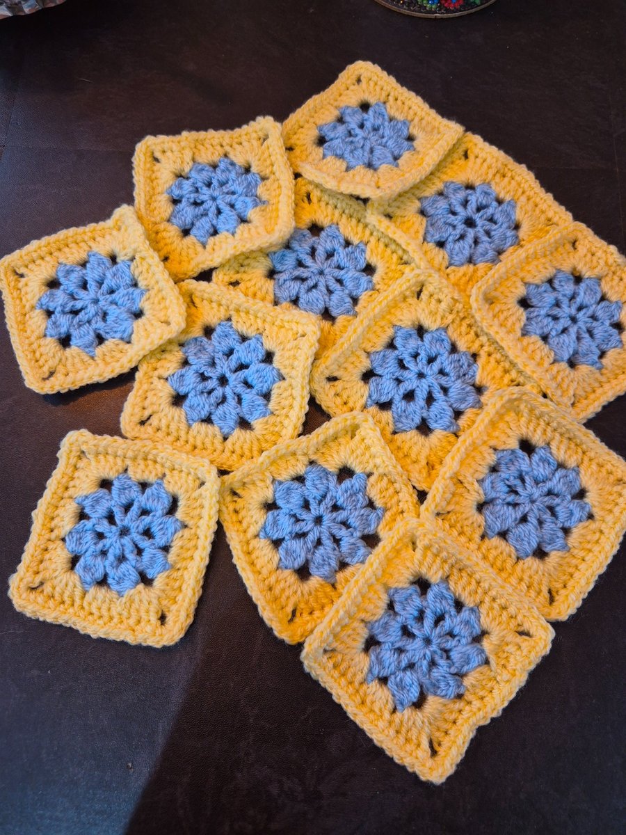 Handmade Crochet Granny Squares 