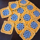 Handmade Crochet Granny Squares 