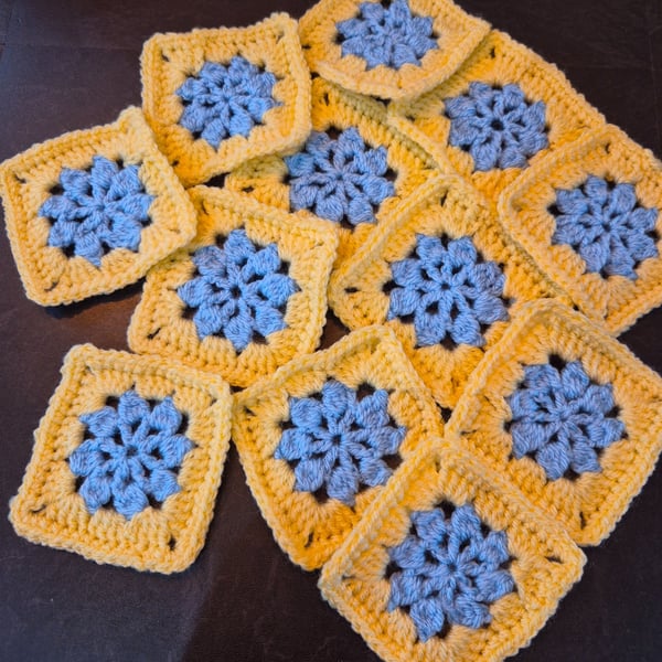 Handmade Crochet Granny Squares 