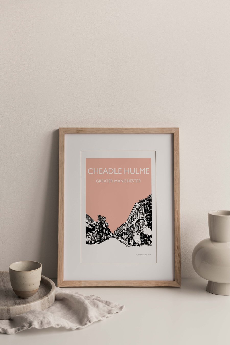 Cheadle Hulme, Greater Manchester Giclee Travel Print