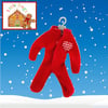 Christmas Heart Sleepsuit for Baby Daisy and the Little Hugs