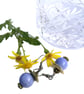 Blue beaded earrings - Image 3