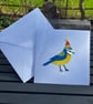 Blue Tit Bird Birthday Card - Image 3