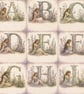 Personalised Fairy Card, Initial & Name Birthday Card, A-Z Greeting Card - Image 3