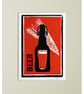 Beer Linocut - Image 1