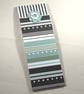 Lined notepad  - stripes and spots - Image 1