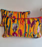 Printed Velvet Jungle Design Cushion Cover  - Image 2