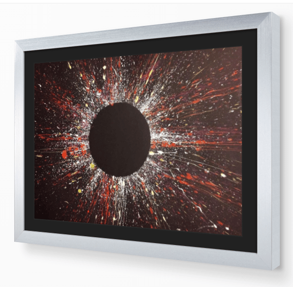 STAR COLOUR 7 - modern abstract art action painting