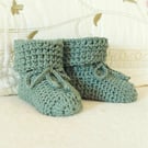 Bamboo baby booties, 0-6 months
