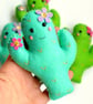 Make Your Own Felt tropical Flamingo and Cactus Garland. Sewing kit. - Image 4