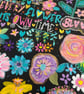 Every Flower Blooms in its Own Time Original Canvas - Image 3