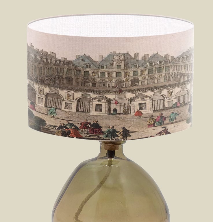 Fine Art Lampshade - Windsor Castle Print Lampshade - Period Lampshade 