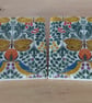 Marble 'William Morris Design' Coasters - Image 1