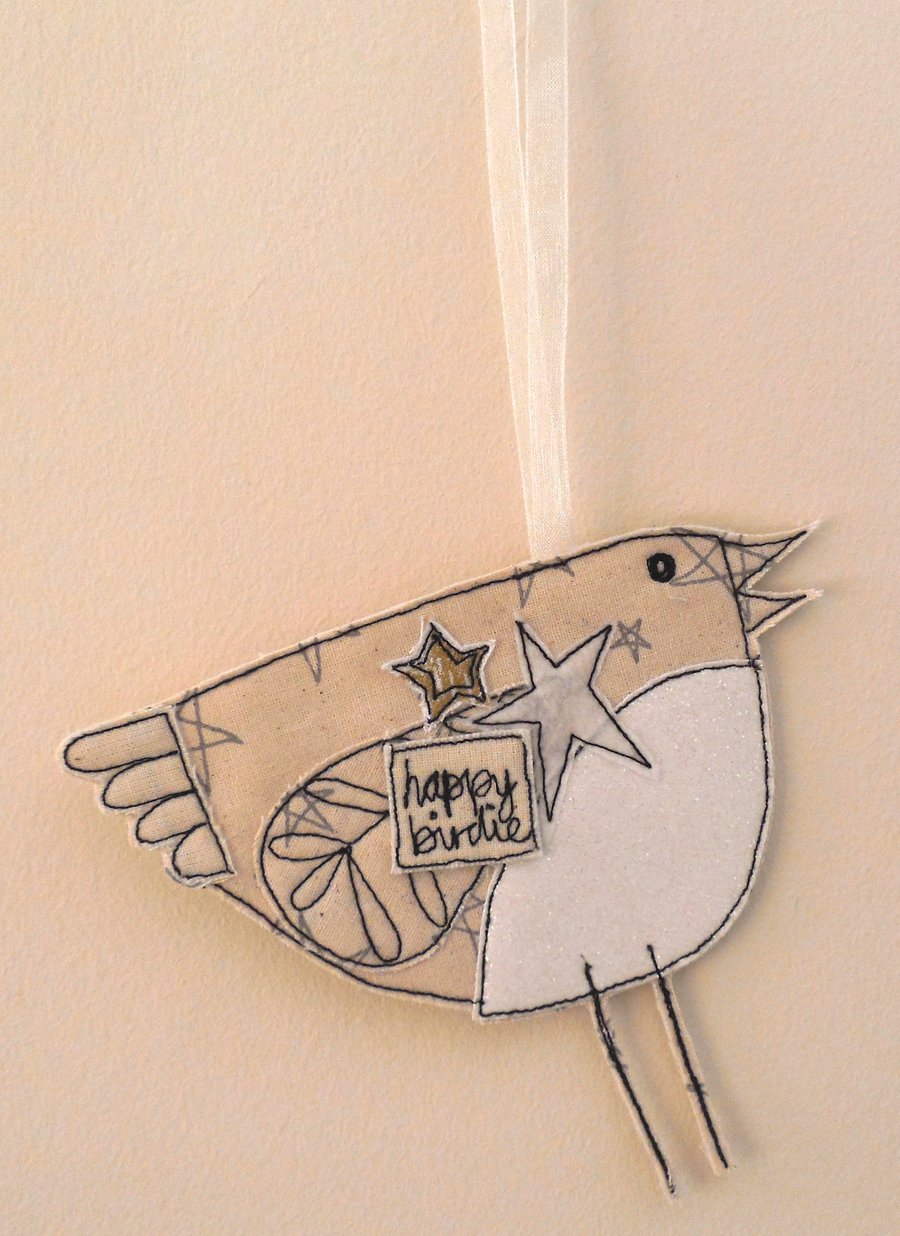 Birdie - 'Happy Birdie Glittery Chest'