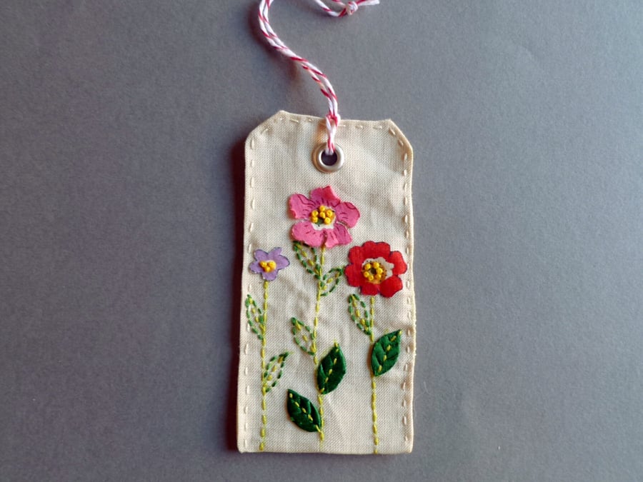 Hand made gift tag