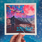 To Those of Earth and Other Worlds Art Print Digital Collage