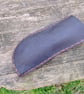 Leather glasses case to fit way faster half rim club classic clubmaster 