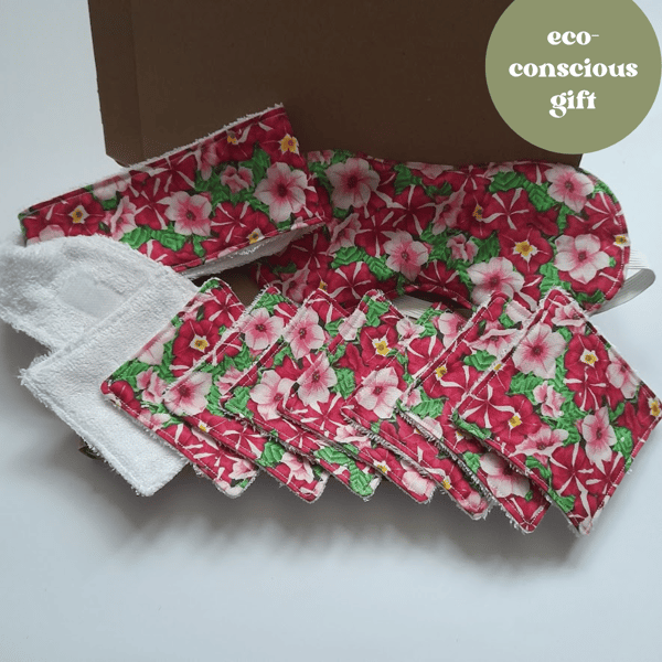 Pink Floral Design Self Care Gift Box 