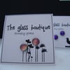 earrings fused glass