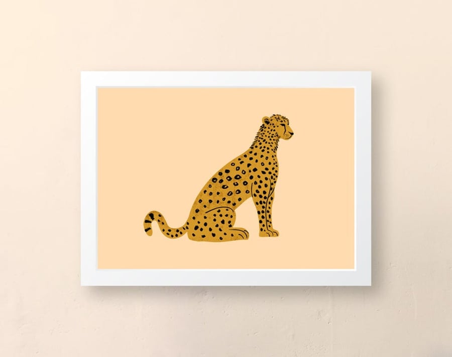 Leopard Art Print, Wall Art, Unframed Art Print