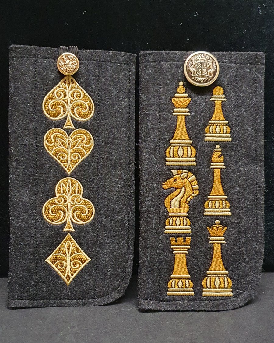 The Chess and Cards Glasses Case
