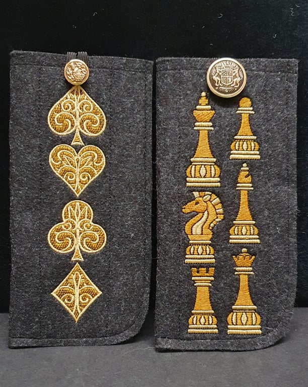The Chess and Cards Glasses Case