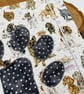 Appliqué paw print design A5 notebook cover & notebook - Image 7