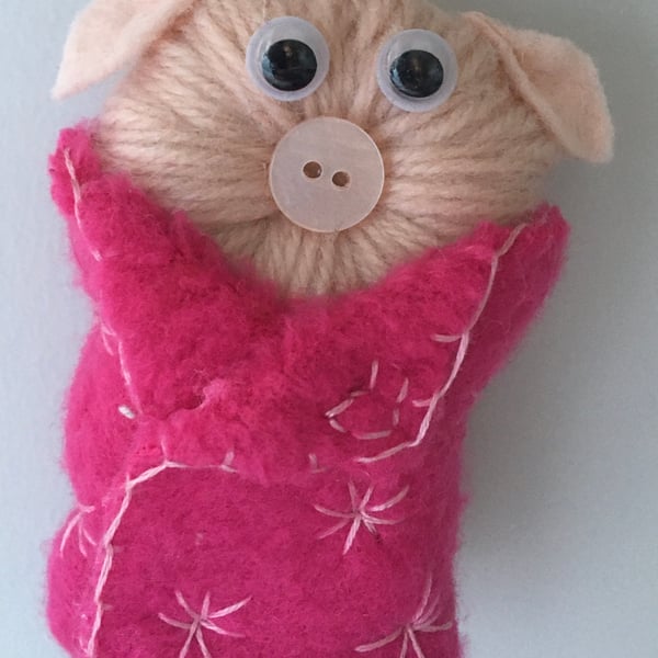Pigs In Blankets Decoration - Pink