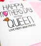 Happy Mother's Day to my Queen Love From Your Prince Mother's Day Card - Image 5