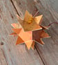  Geometric Star Bauble - Rose Gold
