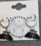 Boho Hippie Alternative  Handcrafted Earrings 