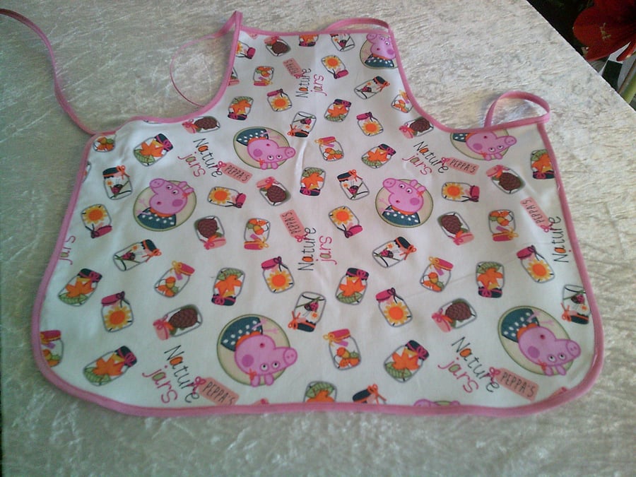 Peppa Pink & Nature Jars Baby Apron
