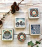 Stonehenge storage tin square buttons, stitch markers, beads, knitting, sewing - Image 3