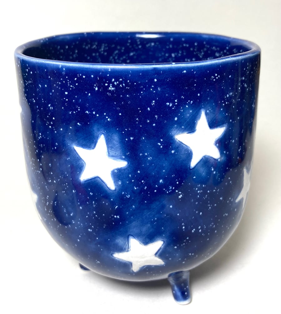 Stargazers Cauldron Style Cup or Planter
