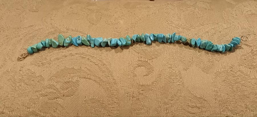 Turquoise crystal bracelet 
