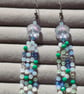 Long cascade sea themed earrings  - Image 2