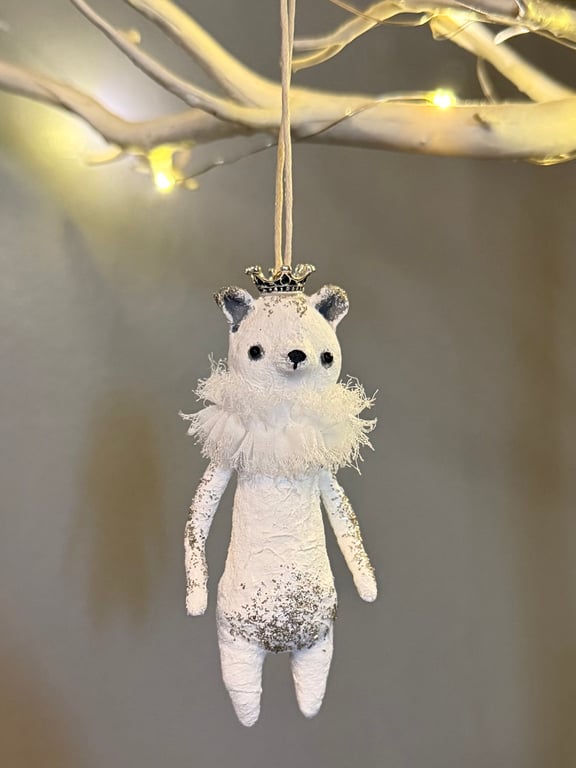 Spun Cotton Christmas Polar Bear Queen 4