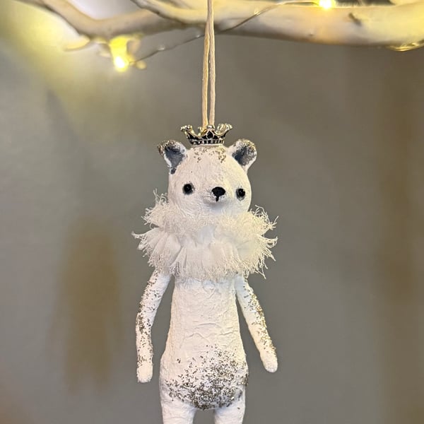 Spun Cotton Christmas Polar Bear Queen 4