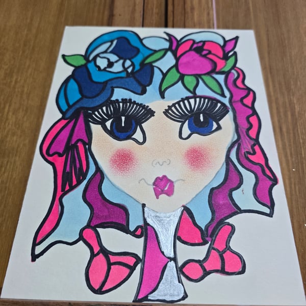 Fairy Canvas Drawing 