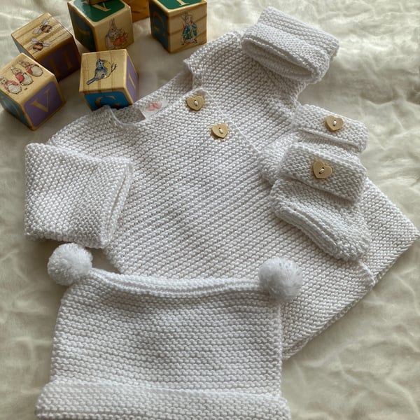 Baby Girl’s Coming Home Matinee Set (0-3 months)
