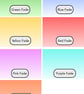 Personalised PECS Board Custom Grid, Colours & Any Icons (Faux Leather PVC Mat) - Image 8