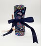 Navy blue make up wrap with colourful pattern.  - Image 3