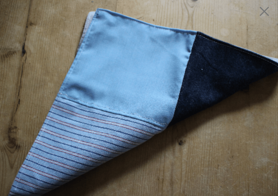 Handmade patchwork handkerchief