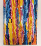 Impasto Abstract Acrylic Painting on Birch Panel - Image 1