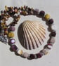 Mookaite Jasper Crystal Gemstone Statement Necklace "Desert Rainbow"