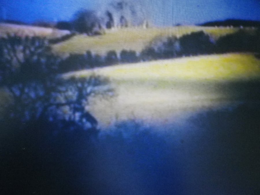 Storm Clouds A4, unframed , mounted, free hook & easel, free shipping,Ref 5889