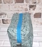 BOXY MAKE UP BAG WITH LACY OUTSIDE ZIP - Image 3