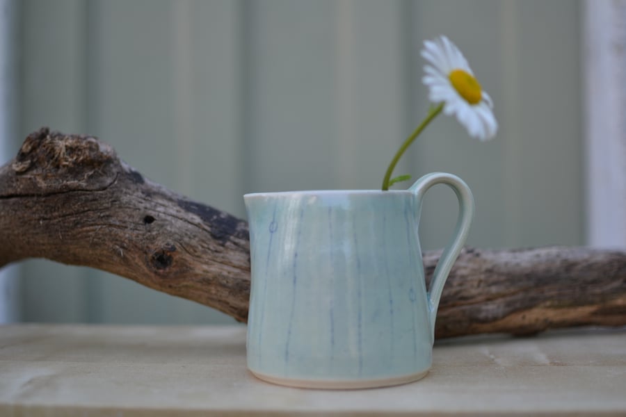 Super Seconds Saturday Seascape jug - with a beautifully pale green glaze