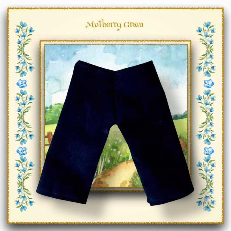 Navy Corduroy Trousers