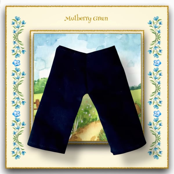 Navy Corduroy Trousers